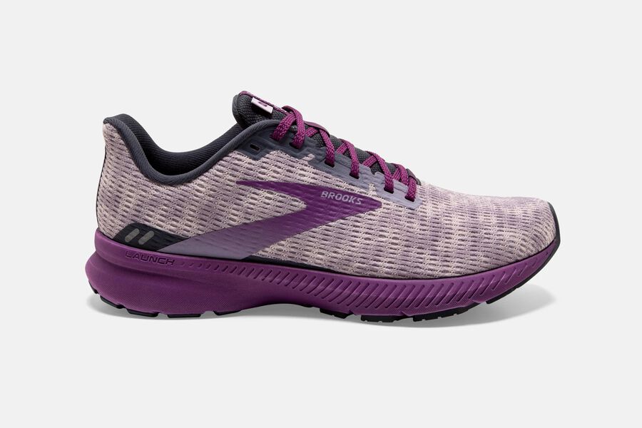 Brooks Launch 8 Road Running Shoes Womens - Purple - GTEMD-5637